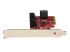 6P6G-PCIE-SATA-CARD - StarTech.com SATA PCIe Card, 6 Port PCIe SATA Expansion card, 6Gbps SATA Card, Low/Full Profile, Stacked SATA Connectors, ASM1166 Non-Raid SATA Controller Card - Left side