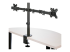 ARMDUAL2 - StarTech.com Desk Mount Dual Monitor Arm, Desk Clamp / Grommet VESA Monitor Mount for up to 32 inch Displays, Ergonomic Articulating Monitor Arm, Height Adjustable/Tilt/Swivel/Rotating - Back