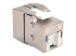 N238-001-SH-TFA - Eaton Tripp Lite Series Shielded Cat6a Keystone Jack with Dust Shutter, 180-Degree , Toolless - Left-angle