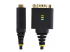 1P1FFC-USB-SERIAL - StarTech.com 1ft (30cm) USB to Serial Adapter Cable, COM Retention, RS232 - Multi-angle