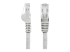 N6PATCH100GR - StarTech.com 100ft CAT6 Ethernet Cable, 10 Gigabit Snagless RJ45 650MHz 100W PoE Patch Cord, CAT 6 10GbE UTP Network Cable w/Strain Relief, Gray, Wiring is UL Certified/TIA - Front