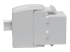 N238-001-GY-TF - Eaton Tripp Lite Series Cat6/Cat5e Toolless Keystone Jack RJ45 Shuttered, Dust Cap PoE/PoE+ Compliant, White, TAA - Left side