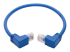 N204-001-BL-UD - Eaton Tripp Lite Series Cat6 Patch Cable Up-Angled / Down Angled UTP Molded M/M Blue 1ft - Front