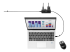 7PJ38AA - HP Travel Hub G2 - Port replicator - Front