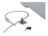 EK1-AU50G - Compulocks Anchoring Point for Security Cable Locks - Right-angle