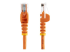 45PAT1MOR - Startech 1m Orange Cat5e / Cat 5 Snagless Patch Cable - Front