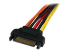 PYO2LSATA - StarTech 6in Latching SATA Power Y Splitter Cable Adapter - Close up