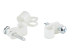 CBMSDCC1 - StarTech.com 100 Pack Screw Mount Cable Clamps, Small 5mm Bundle Cable Fastener/Holder, R-Type Single Reusable Nylon Clip, Screw Down Ethernet Cord Management Clamp, UL/94V-2 Rated TAA - Multi-angle