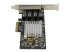 ST4000SPEXI - StarTech.com 4 Port PCIe Network Card - Right side