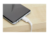 RUSB2CC1MW - StarTech.com 1m USB C Charging Cable, Durable Fast Charge & Sync USB 2.0 Type C to USB C Laptop Charger Cord, TPE Jacket Aramid Fiber M/M 60W White, Samsung S10, S20 iPad Pro MS Surface - Close up