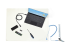 SM-ANTI-STATIC-MAT - StarTech.com 11x18in Anti Static Mat, ESD Mat for Electronics Repair, Anti Static Desk Mat w/Detachable Grounding Wire, ANSI/ESD S 4.1 Compliant, Flexible Thermoplastic Work Mat/Pad - Top