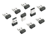 4XH0R55468 - Lenovo - Wireless mouse / keyboard receiver - Multi-angle