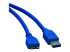 U326-006 - Eaton Tripp Lite Series USB 3.0 SuperSpeed Device Cable (A to Micro-B M/M), Blue, 6 ft. (1.83 m) - Left-angle