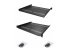 CABSHELF116V2PK - StarTech.com 2-Pack 1U Server Rack Shelf, Vented, 44lb Capacity, 16" Deep (CABSHELF116V2PK) - Multi-angle