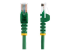 45PAT50CMGN - Startech 0.5m Green Cat5e / Cat 5 Snagless Ethernet Patch Cable 0.5 m - Multi-angle