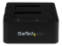 SDOCK2U33EB - Startech Dual-Bay USB 3.0 eSATA to SATA Hard Drive Docking Station, USB Hard Drive Dock, External 2.53.5 SATA IIIIII, SSDHDD Docking Station, Hot-Swap Hard Drive Bays - Front