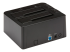 SDOCK2U313 - StarTech.com Dual-Bay USB 3.1 to SATA Hard Drive Docking Station, USB 3.1 (10 Gbps) Hard Drive Dock, External 2.53.5 SATA IIIIII, SSDHDD Docking Station, Hot-Swap Hard Drive Bay - Back