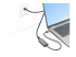 US1GC30B2 - StarTech.com USB-C to Ethernet Adapter, 10/100/1000 Mbps, Gigabit Network Adapter w/ ASIX AX88179A Chip, 1ft/30cm Cable, USB Type C to RJ45 Ethernet Dongle, USB C to LAN Adapter, Windows/macOS/Linux/ChromeOS (US1GC30B2) - Right-angle