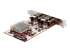 PEXUSB312A2C2V - StarTech.com 4-Port USB PCIe Card, 10Gbps USB PCI Express Expansion Card w/ 2 Controllers, 2x USB-C & 2x USB-A ports (USB 3.2/3.1 Gen 2), USB/USB-C PCI-e Card, Full Profile Brackets - Top