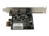 PEXUSB3S25 - StarTech.com 2 Port PCI Express (PCIe) SuperSpeed USB 3.0 Card Adapter with UASP - Right-angle