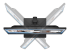 678U5AA#ABU - HP M24m Conferencing Monitor - Top