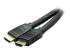 C2G10383 - C2G 35ft Ultra Flexible 4K Active HDMI Cable Gripping 4K 60Hz - Right-angle