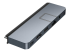 HD575-GRY-GL - HyperDrive DUO Pro - Docking station - Left-angle