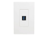U324-001-KPA-BK - Eaton Tripp Lite Series USB 3.0 Keystone Panel Mount Coupler Extension Cable Angled 1' - Front