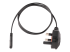 PXTNB2SUK6 - StarTech.com 6ft (1.8m) UK Laptop Power Cable, BS 1363 to C7, 2.5A 250V, 18AWG, Black, AC Notebook/Laptop Replacement Cord, Printer Cable, UK Laptop Charger Cord, BS 1363 to IEC60320 C7 - Front