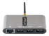 HB30C3A1GEA2 - StarTech.com 3-Port USB-C Hub with Ethernet, 3x USB-A Ports, Gigabit Ethernet, USB 3.0 5Gbps, Bus-Powered, USB Type-C Hub w/ GbE and 1ft/30cm Long Cable, Portable USB-C to USB-A Laptop Hub - Front