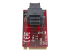 M2E4SFF8643 - Startech U.2 to M.2 Adapter - Left side