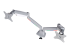 K55471EU - Kensington SmartFit One-Touch Dual Monitor Arm - Right-angle