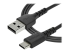 RUSB2AC2MB - StarTech 2m USB A to USB C Charging Cable, Durable Fast Charge & Sync USB 2.0 to USB Type C Data Cord, Rugged TPE Jacket Aramid Fiber M/M 3A Black, Samsung S10, S20, iPad Pro, Pixel - Right-angle