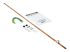SRGROUND25 - Tripp Lite Copper Bus Grounding Bar for 24U and 25U Racks - Front