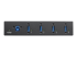 U360-004-IND - Eaton Tripp Lite series 4-Port Rugged Industrial USB 3.0 SuperSpeed Hub - Front