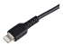 RUSBLTMM15CMB - StarTech.com 15cm(6 in) Durable Black USB-A to Lightning Cable, Heavy Duty Rugged Aramid Fiber USB Type A to Lightning Charger/Sync Power Cord, Apple MFi Certified iPad/iPhone 12 Pro Max - Right-angle