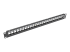 N062-024-KJ-SH - Eaton Tripp Lite Series 24-Port 1U Rack-Mount Shielded Blank Keystone/Multimedia Patch Panel, RJ45 Ethernet, USB, HDMI, Cat5e/6 - Left-angle