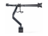 3M1A3SG-MONITOR-ARM - Startech Crossbar Triple Monitor Desk Mount, VESA 75x75/100x100 - Back