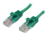 45PAT50CMGN - StarTech.com 0.5m Green Cat5e / Cat 5 Snagless Ethernet Patch Cable 0.5 m - Left-angle