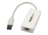USB31000SPTW - StarTech.com USB 3.0 to Gigabit Ethernet Adapter NIC w/ USB Port (White) - Left-angle