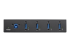 U360-004-IND - Eaton Tripp Lite series 4-Port Rugged Industrial USB 3.0 SuperSpeed Hub - Front