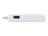 USB31000SPTW - StarTech.com USB 3.0 to Gigabit Ethernet Adapter NIC w/ USB Port (White) - Front