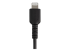 RUSBLTMM30CMB - StarTech.com 12 in(30cm) Durable Black USB-A to Lightning Cable, Heavy Duty Rugged Aramid Fiber USB Type A to Lightning Charger/Sync Power Cord, Apple MFi Certified iPad/iPhone 12 Pro Max - Right-angle