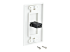 HDMIPLATE - Startech Single Outlet Female HDMI Wall Plate White - Back
