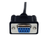 SCNM9FM2MBK - StarTech 2m Black DB9 RS232 Serial Null Modem Cable F/M - Close up