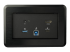 BEZ4MOD - StarTech.com Single-Module Conference Table Connectivity Box-Customizable - Top
