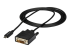 CDP2DVIMM2MB - StarTech.com USB-C to DVI Cable - Right-angle