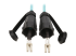 N820-02M-IND - Eaton Tripp Lite Series 10Gb Rigid Industrial Duplex Multimode 50/125 OM3 Fiber Patch Cable (LC/LC) - Close up