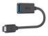 F2CU036BTBLK - Belkin 3.0 USB-C to USB-A Adapter - Left-angle