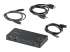 SV221HUC4K - Startech 2 Port Hybrid USB-A + HDMI & USB-C KVM Switch, Single 4K 60Hz HDMI 2.0 Monitor, Compact Desktop and/or Laptop HDMI KVM Switch, USB Bus Powered, Thunderbolt 3 Compatible - Right-angle